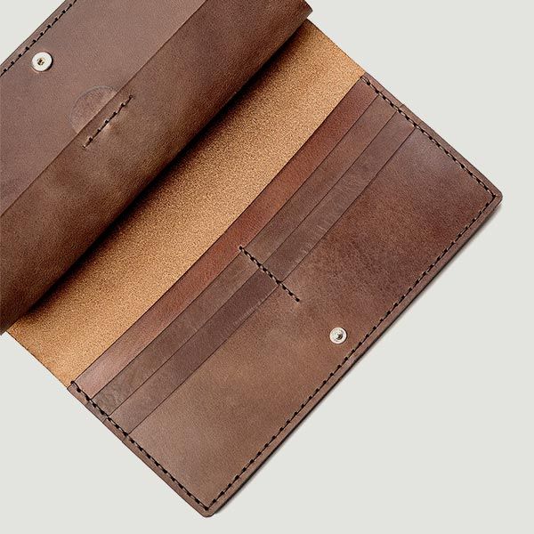 the loyal workshop ethical leather alongsider wallet brown 04